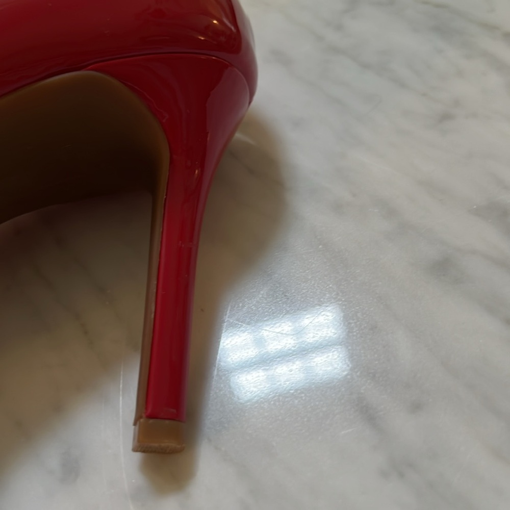 Jessica Simpson Elegant Red Patent Women's Pumps - Picture 6 of 8